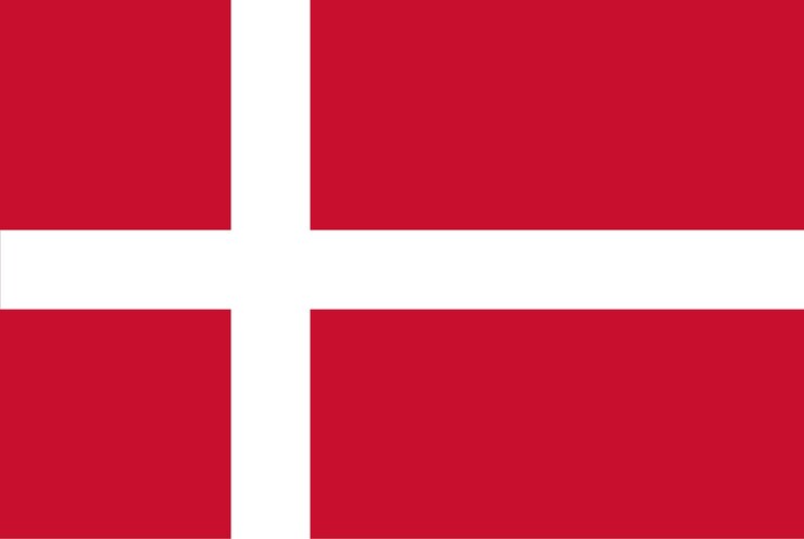 Vector free vector illustration of denmark flag