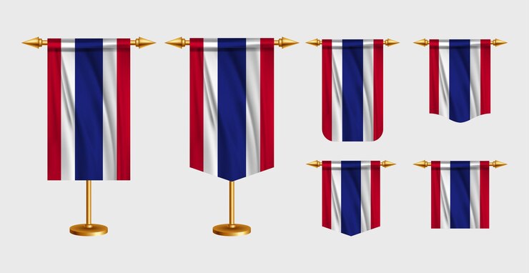 Vector free vector illustration of thailand flag
