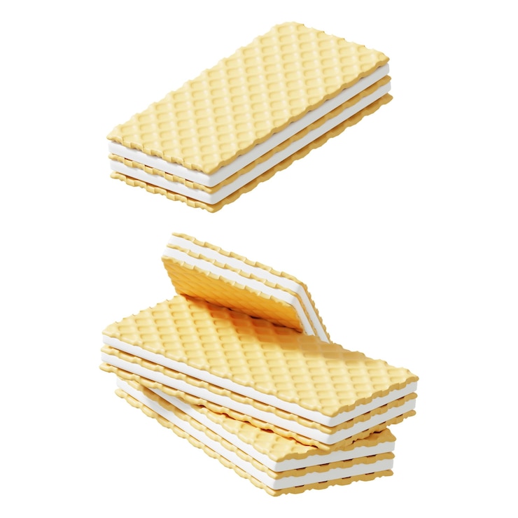 Vector free vector wafers with vanilla filling