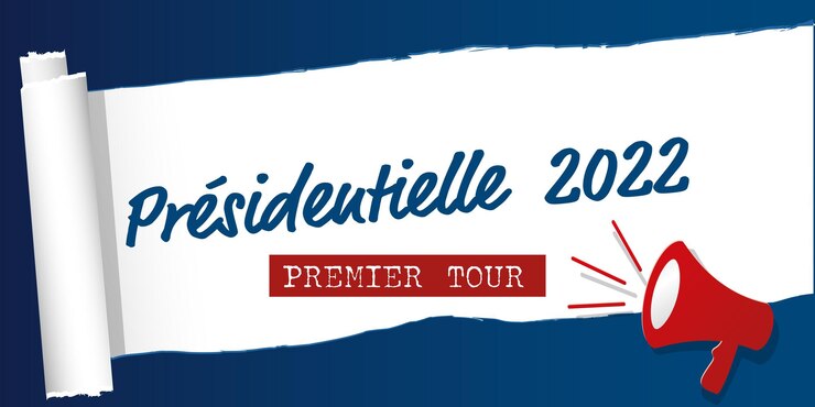 Vector french presidential election vote illustration