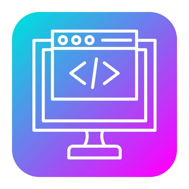 front end development vector icon can be used for no code iconset