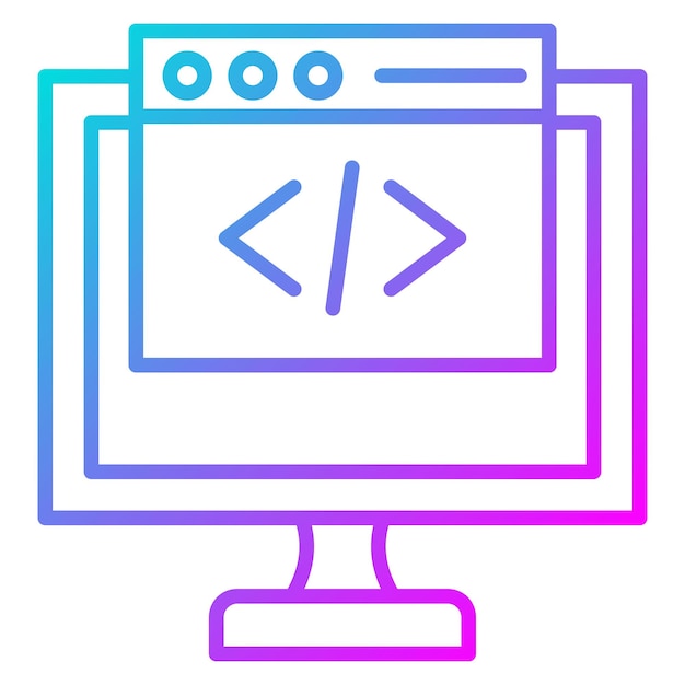 front end development vector icon can be used for no code iconset