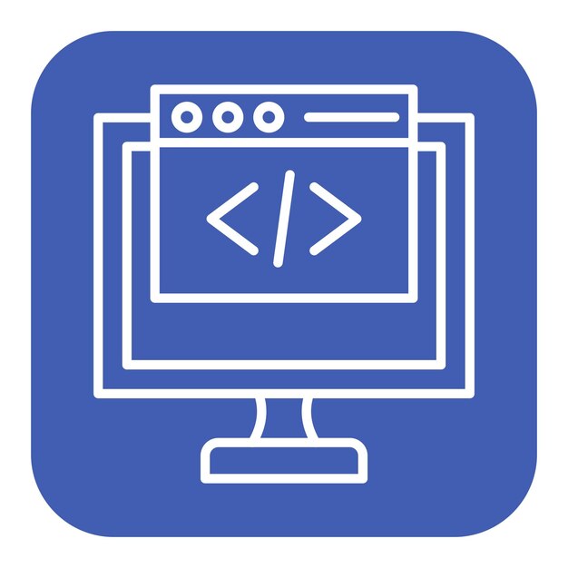 front end development vector icon can be used for no code iconset