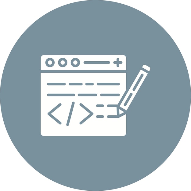 frontend development vector icon can be used for computer programming iconset