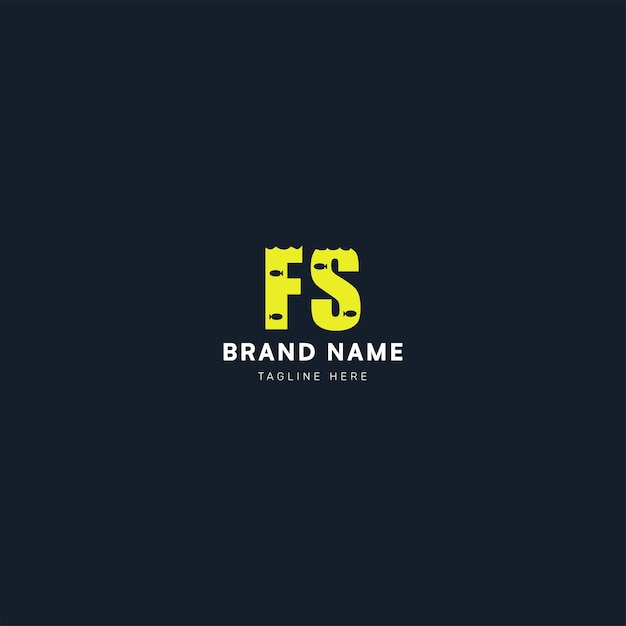 FS Letters vector logo design