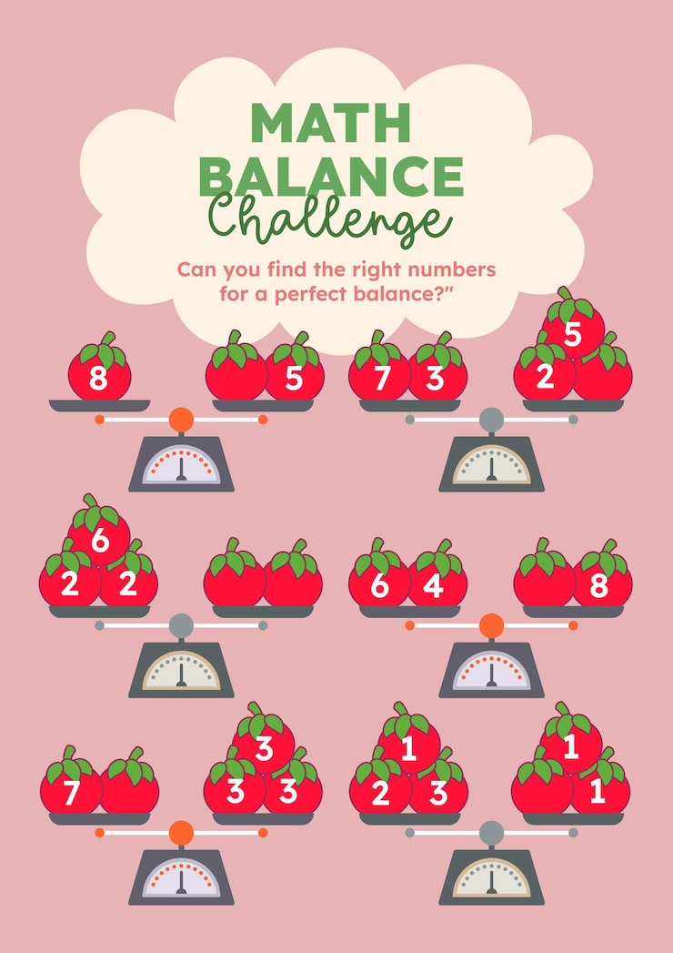 Vector fun learning cute colorful kids counting worksheet education worksheet printable activity
