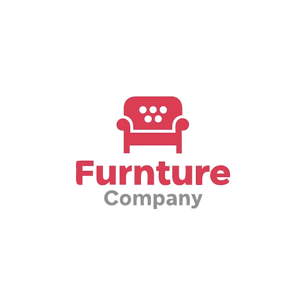 furniture logo vector white background