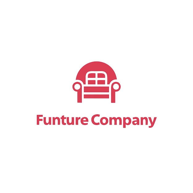 furniture logo vector white background