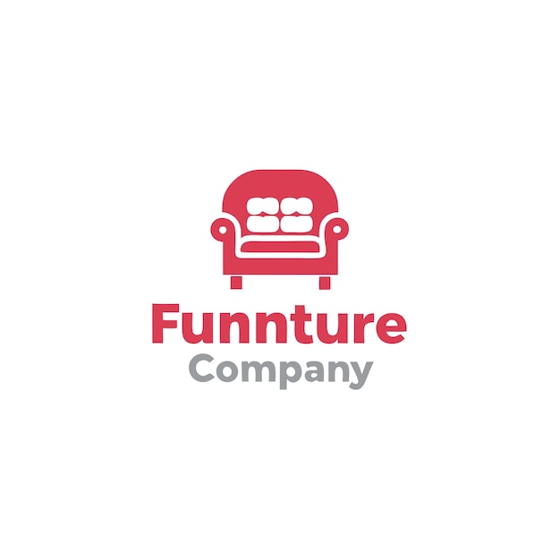 furniture logo vector white background