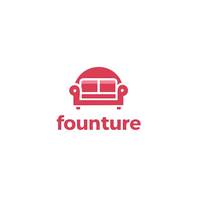furniture logo vector white background