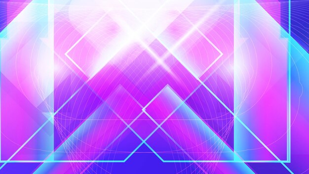 Futuristic abstract neon technology background design