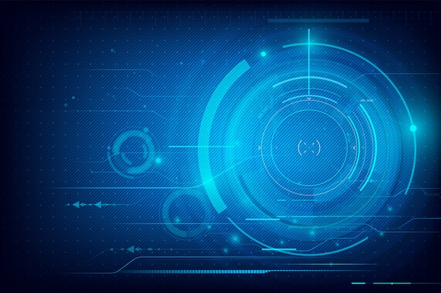 futuristic cyber technology