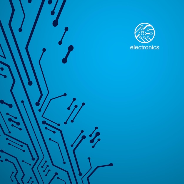 Futuristic cybernetic scheme, vector motherboard illustration. Digital element, circuit board. Technology innovation abstract background