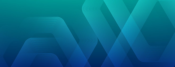 Vector futuristic digital hexagonal stripe line art design for poster brochure cover website banner