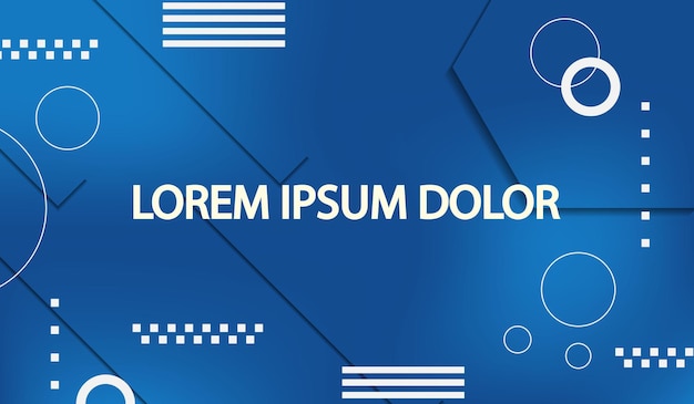 Futuristic Streamline Blue Shape Abstract Background