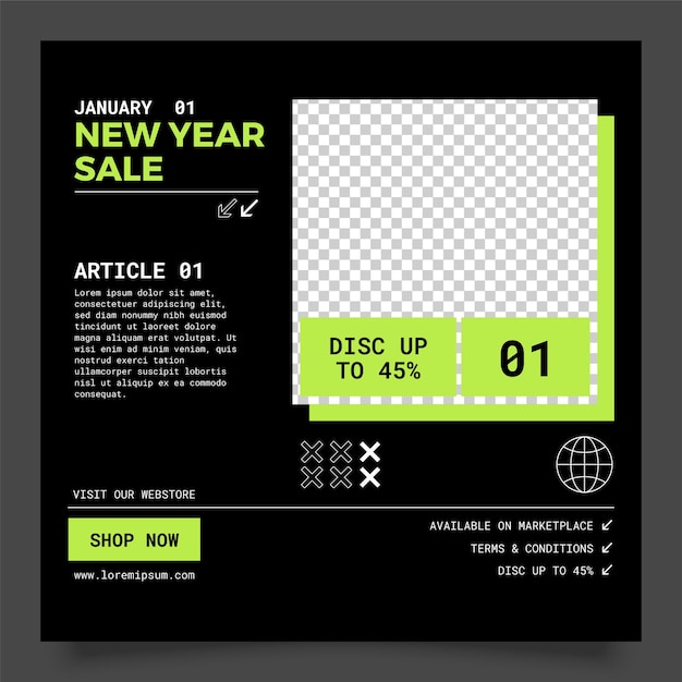 Futuristic Street Wear Design Template