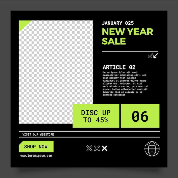Futuristic Street Wear Design Template
