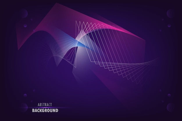futuristic technology and banner concept vector illustration of dark abstract gradient background