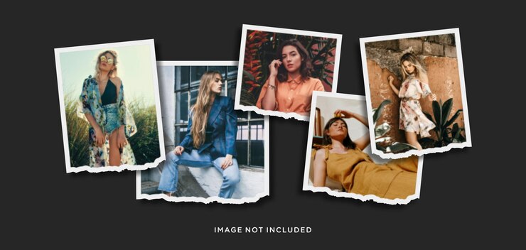 Vector gambar atau foto bingkai kolase tata letak kisi halaman komik bingkai foto abstrak dan templat dinding foto digital