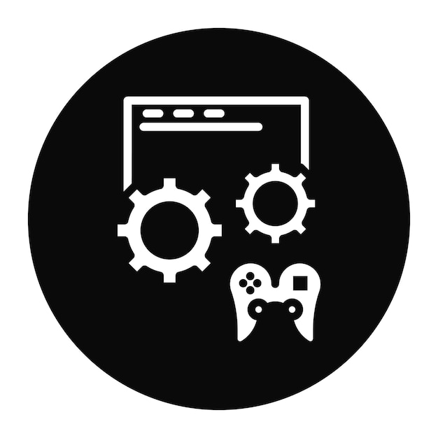 Game Engine icon vector image Can be used for Game Development