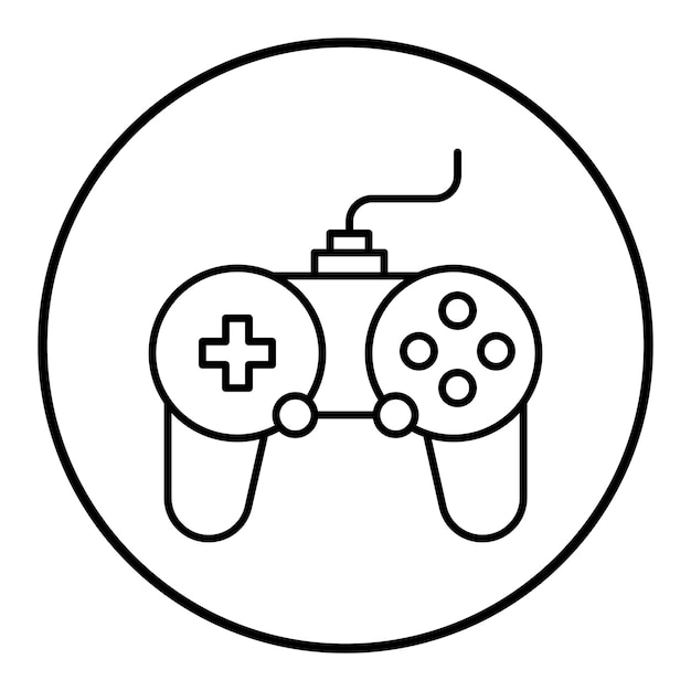 gamepad vector icon can be used for online game iconset