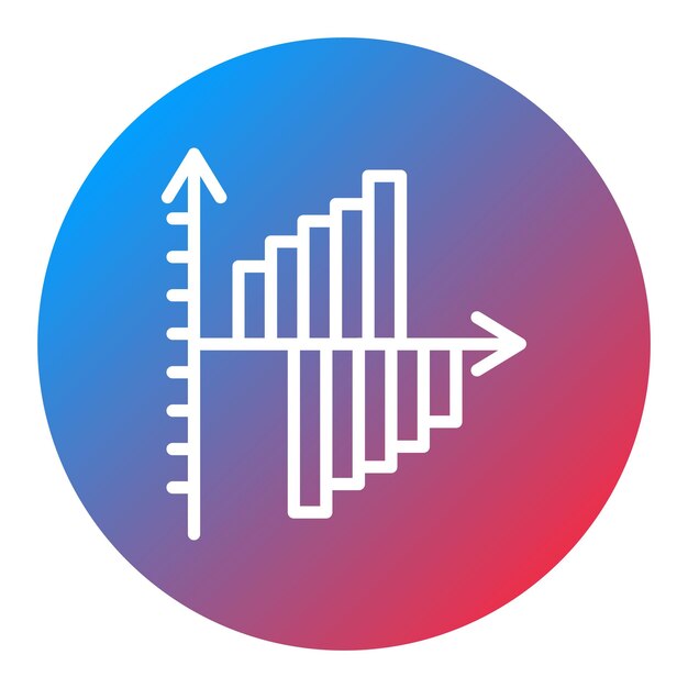 gantt chart icon vector image can be used for project assesment