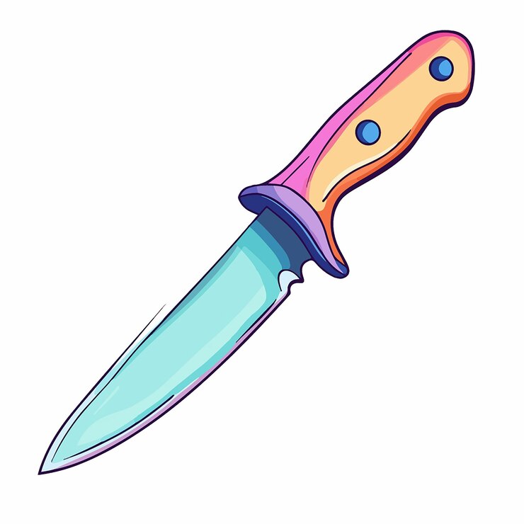Garden Knife vector illustration