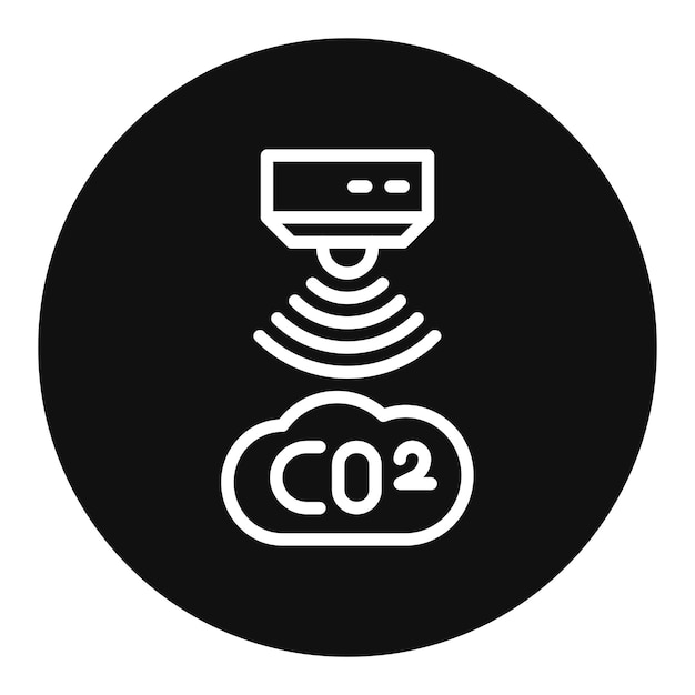 gas sensor icon vector image can be used for sensors