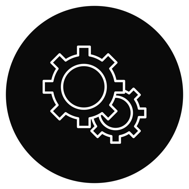 gear icon vector image can be used for car repair