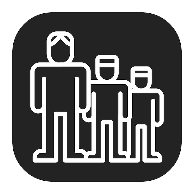 generations icon vector image can be used for inheritance