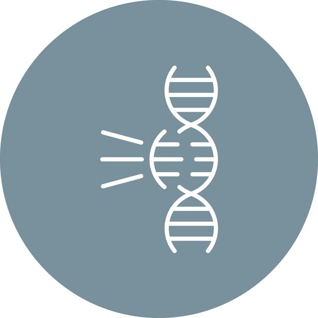 genetic engineering icon vector image can be used for bioengineering