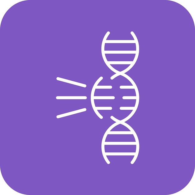 genetic engineering icon vector image can be used for bioengineering