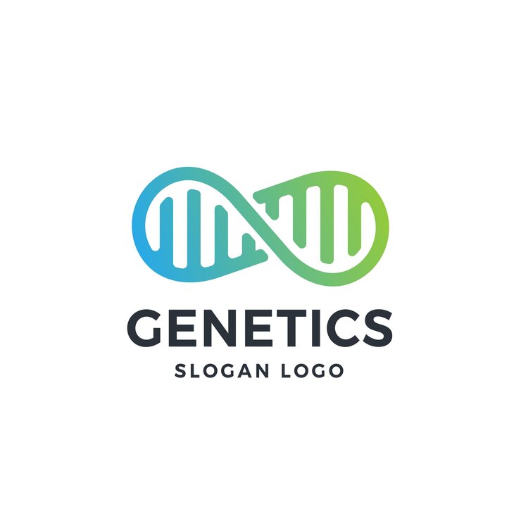 Genetics Infinity Logo Vector Icon Illustration