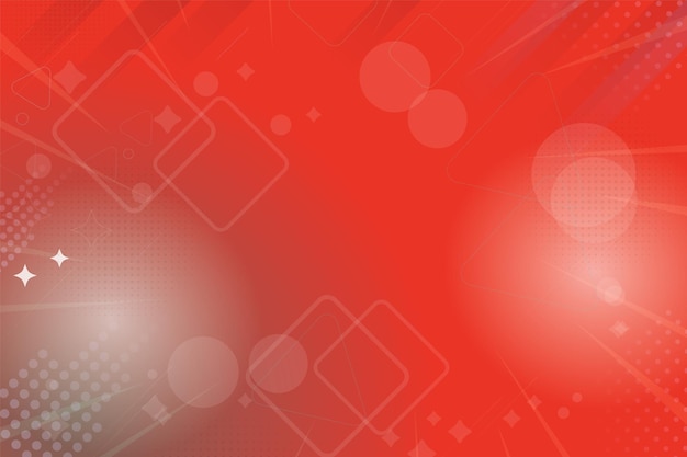 Geometric Abstract red background