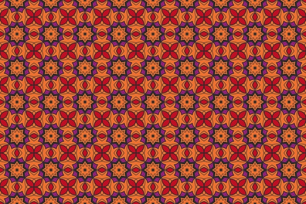 Geometric Floral Pattern