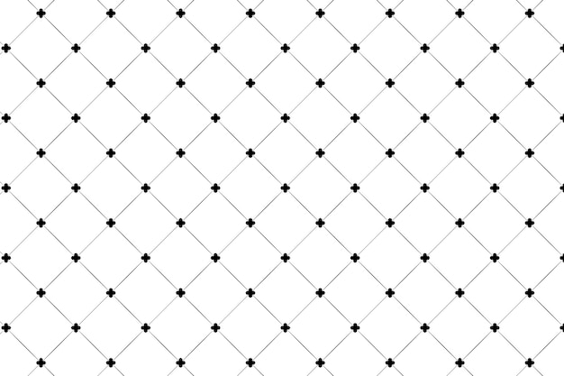 Geometric Grid Pattern with Diagonal Lines