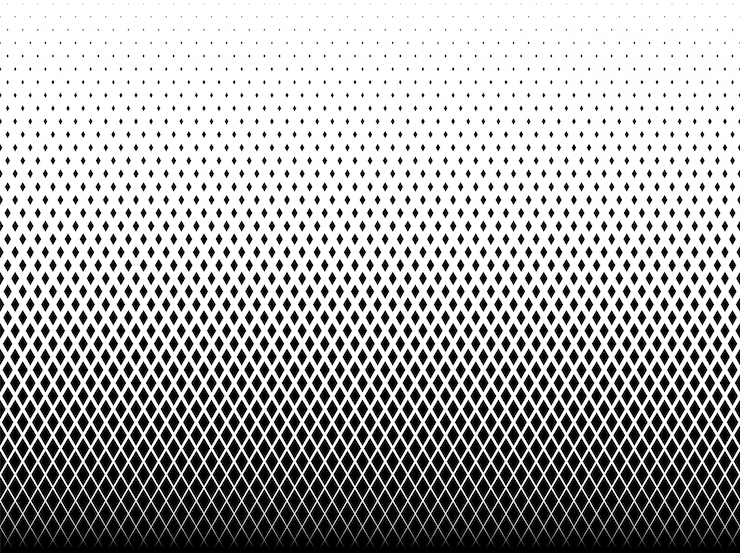 Vector geometric pattern of black diamonds 