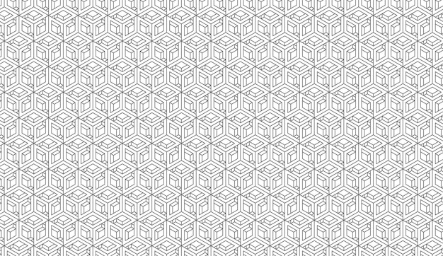 Geometric pattern seamless Trendy design vector background for web backdrop or paper print