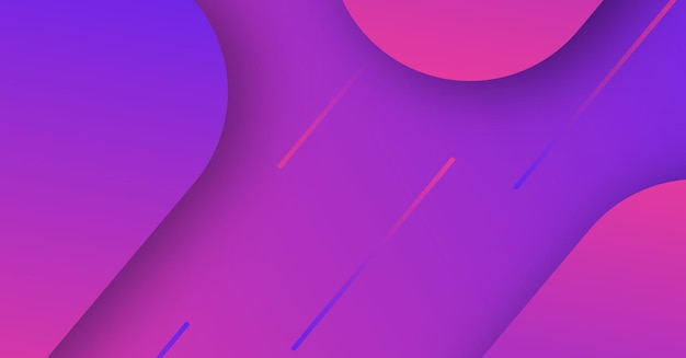 geometric purple background with abstract dynamic shapes