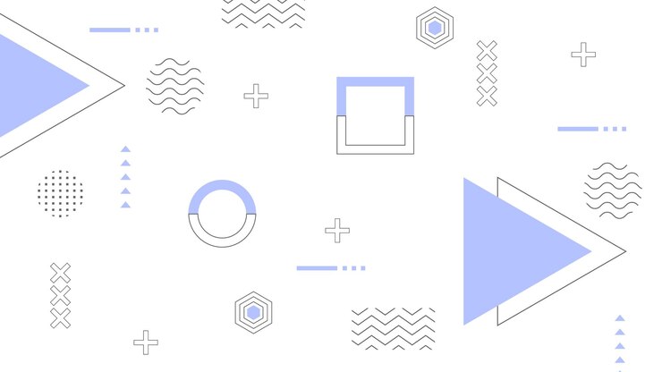 geometric shapes background pattern design