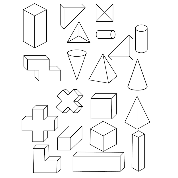 Geometric shapes Memphis design retro elements for web vintage advertisement commercial banner poste
