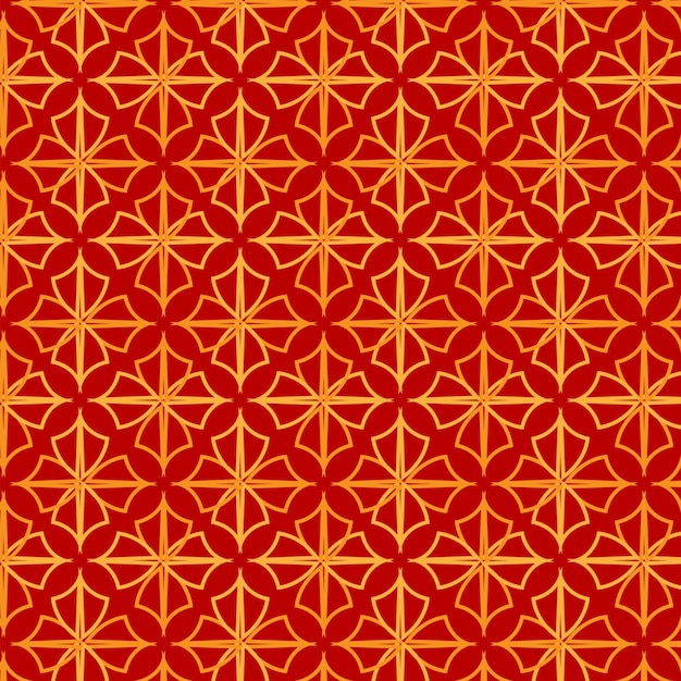 Geometric shapes pattern leaf floral texture background