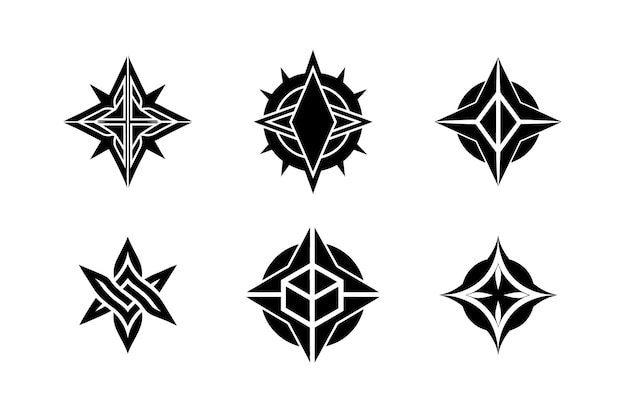 Geometric Star Symbols