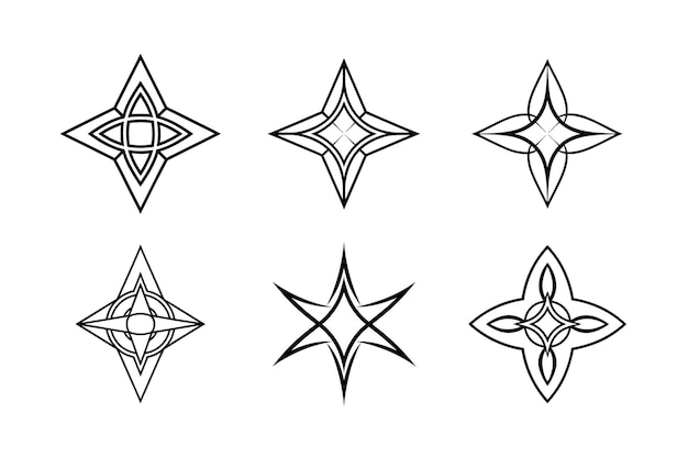 Geometric Starburst Patterns