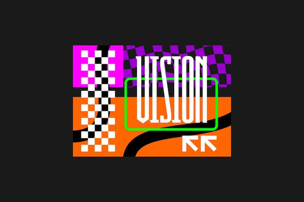 geometrical modern pattern tshirt design streetwear vector ready for printing