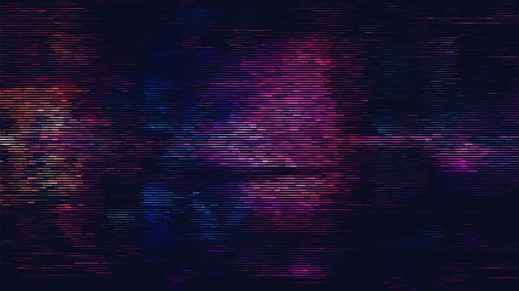 Vector glitch error effect digital background vector illustration