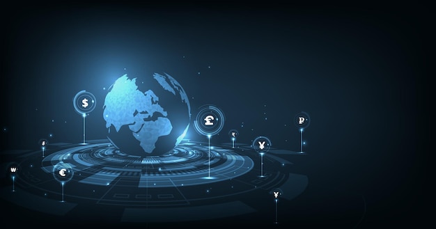 global currency exchange concept