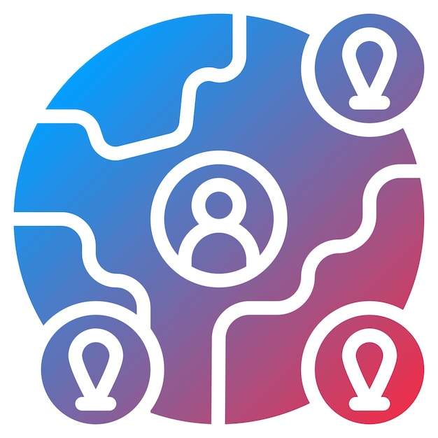 global icon vector image can be used for data science