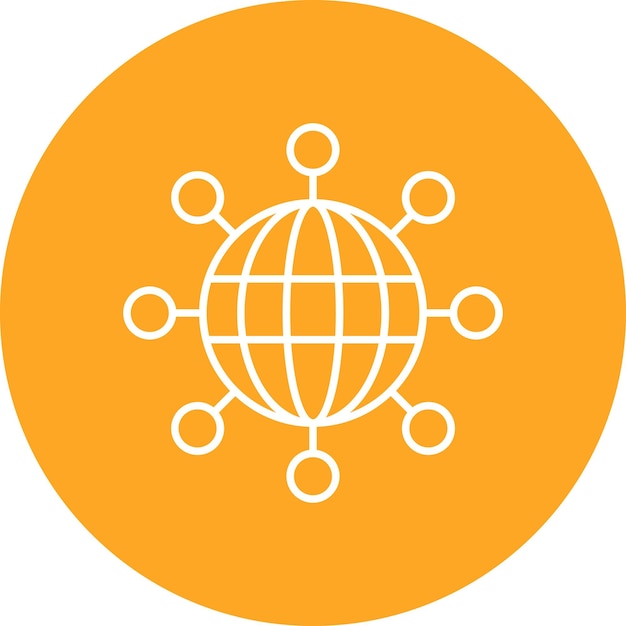 Global Infrastructure Vector Illustration Style