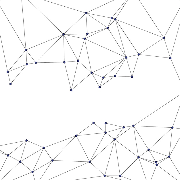 Global network connection background for banner design Abstract line background with connecting dots and lines Network Connecting dot polygon Social network communication Internet technology